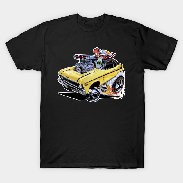 SUPER Nova yellow 1970 Nova SS T-Shirt by vincecrain